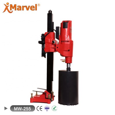 MW-205 200mm 8 inch cheap china hand operation big hole cutting reinforce concrete core drill