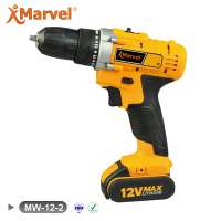 MARVEL discouunt price Reversable 24Nm CE GS ROHS Certificates 10mm 1.3Ah 1.5Ah 2.0Ah 12V drill bit cordless