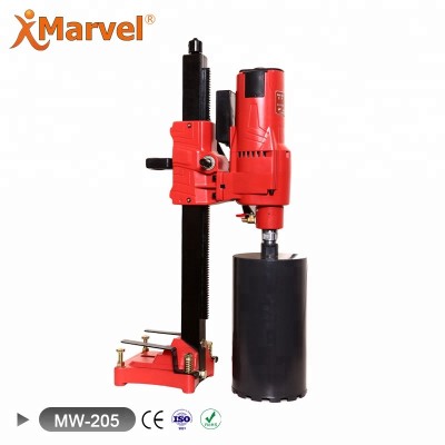 MW-205 8  inch 200mm vertical diamond concrete core drill machines factory price