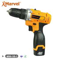 MARVEL wholesale Rechargeable 30Nm CE GS ROHS Certificates 10mm 1.3Ah 1.5Ah 2.0Ah 16.8V low price cordless drill