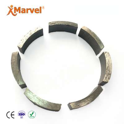 MARVEL fast drilling 180mm rock core bits diamond segments